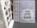 Míľnikové kartičky - Pastelová fialová (dievčenské)