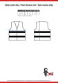 Reflexná vesta S/M/L/XL/2XL/3XL, 120 g/m², CERTIFIKÁT EN ISO 20 471