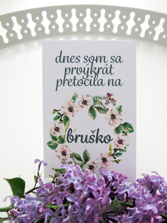 Míľnikové kartičky Kvetinové (dievčenské)