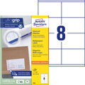 Etikety univerzálne 105x70mm Avery A4 100 hárkov