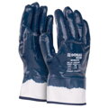Rukavice nitrilové DONAU SAFETY Nitrile 03, kat. II bielo-námornícke modré veľ. 10