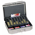 Euro-pokladnička DURABLE EUROBOXX 352x120x276mm strieborná