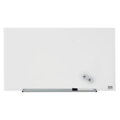Sklenená tabuľa Nobo Diamond biela 680x380 mm