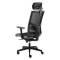 Kancelárska stolička GAME VIP SYN čierno/sivá (B8033) + PDH 3D + podrúčky P44