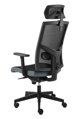 Kancelárska stolička GAME VIP SYN čierno/sivá (B8033) + PDH 3D + podrúčky P44