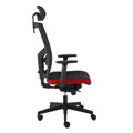 Kancelárska stolička GAME VIP SYN čierno/červená (B8033) + PDH 3D + podrúčky P44