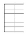 Etikety univerzálne 105x48mm Etibox A4 100 hárkov