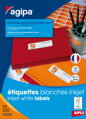 Etikety inkjet 63,5x33,9mm Agipa A4 100 hárkov