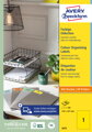 Etikety farebné 210x297mm Avery A4 100 hárkov žlté