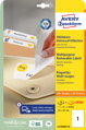 Etikety univerzálne odnímateľné 210x297mm Avery A4 25+5 hárkov
