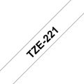Samolepiaca páska Brother TZe-221 9 mm biela/čierna
