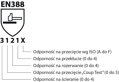 Rukavice pracovné celokoženné DONAU SAFETY biele veľ. 9/L