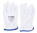 Rukavice pracovné celokoženné DONAU SAFETY biele veľ. 10/XL