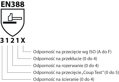 Rukavice ochranné celokoženné DONAU SAFETY zváracie TIG bielo-šedé veľ. 9/L