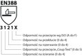 Rukavice ochranné celokoženné DONAU SAFETY zváracie TIG bielo-šedé veľ. 11/XXL