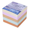 Bloček kocka nelepená 83x83x75mm pastelové farby