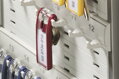 Menovky na kľúče DURABLE KEY CLIP červené 6ks