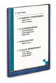 Informačná tabuľka Click Sign 210x297 modrá
