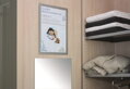 Samolepiaci DURAFRAME A4 strieborný