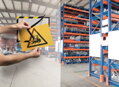 Samolepiaci Duraframe Security A4, žlto-čierny, bal.2 ks