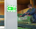 Samolepiaci Duraframe Security A4, zeleno-biely, bal.2 ks