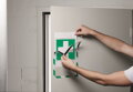 Panel DURAFRAME MAGNETIC SECURITY A4 zeleno-biely