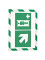 Panel DURAFRAME MAGNETIC SECURITY A4 zeleno-biely