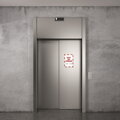 Panel DURAFRAME MAGNETIC SECURITY A4 červeno-biely