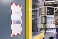 Panel DURAFRAME MAGNETIC SECURITY A4 červeno-biely
