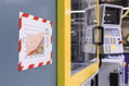 Panel DURAFRAME MAGNETIC SECURITY A4 červeno-biely