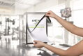 Panel DURAFRAME NOTE A4 strieborný