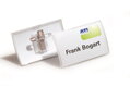 Visačka oblá PP štipec+špendlík DURABLE CLICK FOLD 75x40mm 25ks