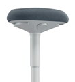 Ergonomická balančná stolička Leitz Ergo na sedenie, svetlo šedá
