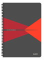 Blok Leitz Office Card A4 90 listov linajkový červený