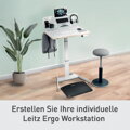 Stolný organizér dierovaný  Leitz Ergo s držiakom na notebook, biely
