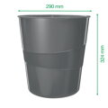 Kôš plastový Leitz WOW 15 ℓ červený