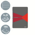 Blok Leitz Office Card A5 90 listov linajkový červený