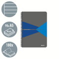 Blok Leitz Office Card A5 90 listov linajkový modrý