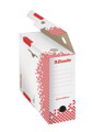 Archívny box Esselte Speedbox 100mm biely/červený