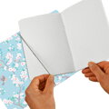 Zošit Herlitz my.book Flex Ladylike A4 2x40 listov linajkový štvorčekový PP Vtáci