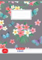 Zošit Herlitz 444 A4 Ladylike New Batik linajkový 70g/m2 mix