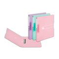 Zakladač 2-krúžkový Herlitz PP 2,5cm transparentný rose