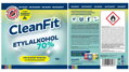 CleanFit dezinfekčný roztok Etylalkohol 70% citrus 10 l