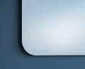 Tabuľa GLASSBOARD matná oblé rohy 100x200, modrá