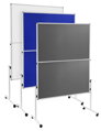 Moderačná tabuľa plstená 150x120 cm ECONOMY modrá