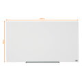 Sklenená tabuľa Nobo Diamond biela 993x559 mm