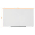 Sklenená tabuľa Nobo Diamond biela 1264x711 mm