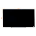 Sklenená tabuľa Nobo Diamond čierna 993x559 mm