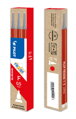 Náhradná náplň do gumovacieho rollera PILOT Frixion Point 0,5mm červená 3ks