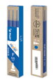 Náhradná náplň do gumovacieho rollera PILOT Frixion Point 0,5mm modrá 3ks